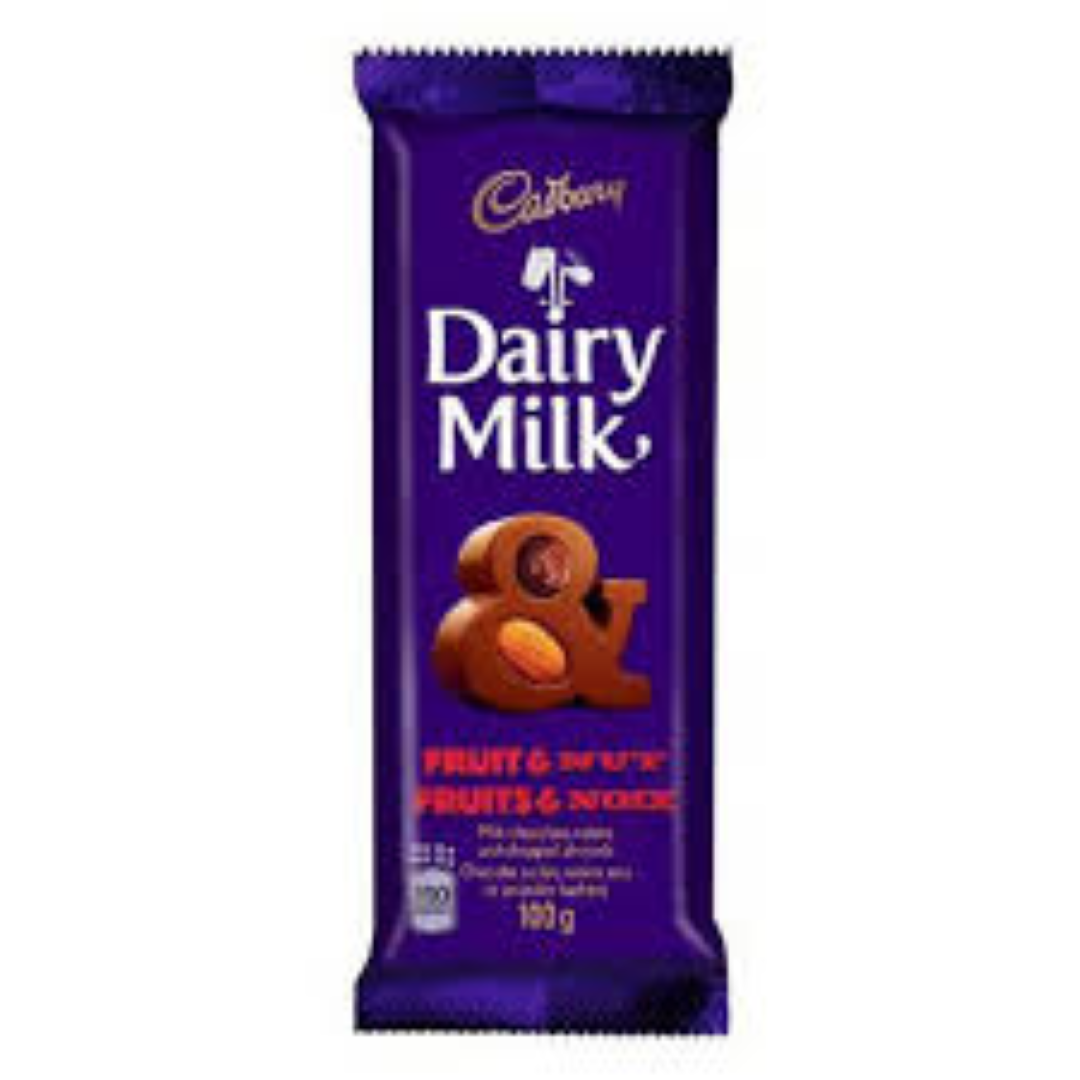CADBURY DAIRY MILK FRUIT & NUT 80G